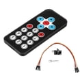 thumbnail image 1 of Mini Slim IR Remote & Receiver Module 17 Function Keys for Robotics and Interactive Works Controller Spare Part, 1 of 10