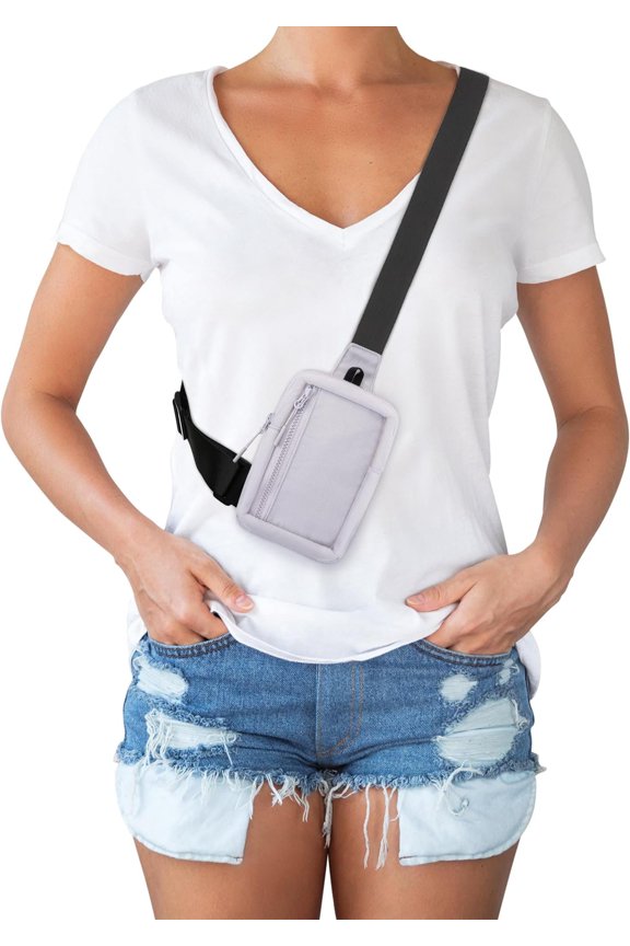 Mini Sling Bag for Men Women Crossbody Bag Travel Running Phone Daypack Bags