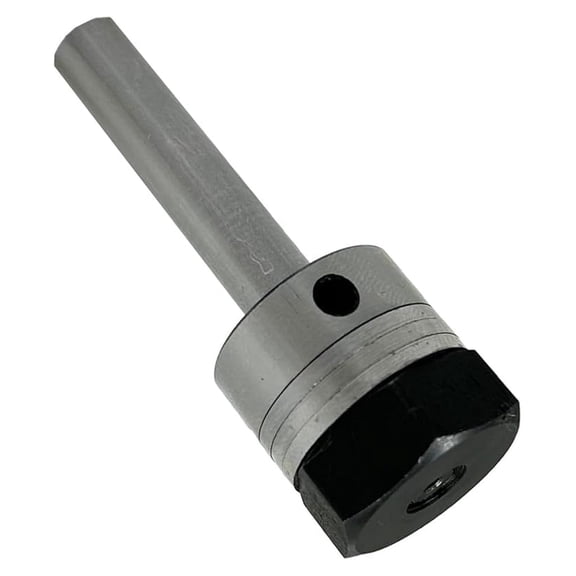 Mini Slitting Saw Arbor - 10mm Shank, 16mm Bore - Tool Steel Construction with 3 Spacers - Precision Ground for Slitting Saws