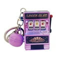 thumbnail image 1 of Mini Slot Keychain under $5! Yannianjz Mini Fruit Machine Keychain with Pull Lever, Pocket Slot Machine Pendant, Casino Theme Keychain for Party, Gambling Novelty Gift for Friends Collection, 1 of 1