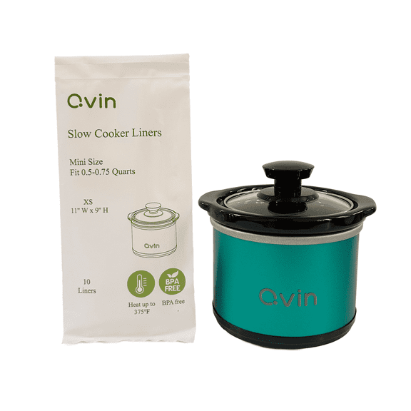 Mini Slow Cooker 0.65qt(20oz) warmer, fondue pot set,chocolate melting pot (blue)