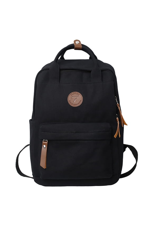 Mini Small Backpack for Women Casual Canvas Purse Fashion Top Handle Bookbag Daypack for Travel Shopping