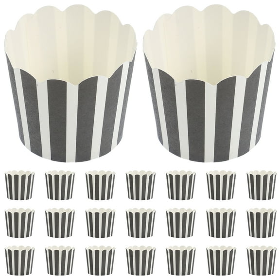 Mini Small Cake Cup 100 Pcs Baking Cups Cupcake Containers Pan Paper Coffee Shop The Wedding