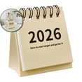 thumbnail image 1 of Mini Small Desk Calendar Unprinted Wind Calendar Punch Card Countdown Planner Desktop Small Ornaments, 1 of 6