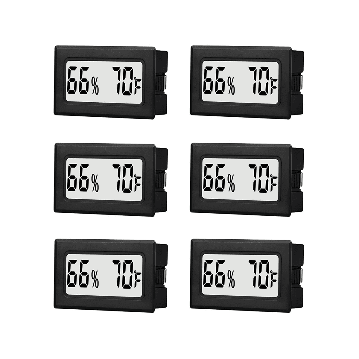 Mini Small Digital Hygrometer Thermometer Indoor with Temp Humidity Sensor Monitor Fahrenheit () for Jars,Humidor,Home