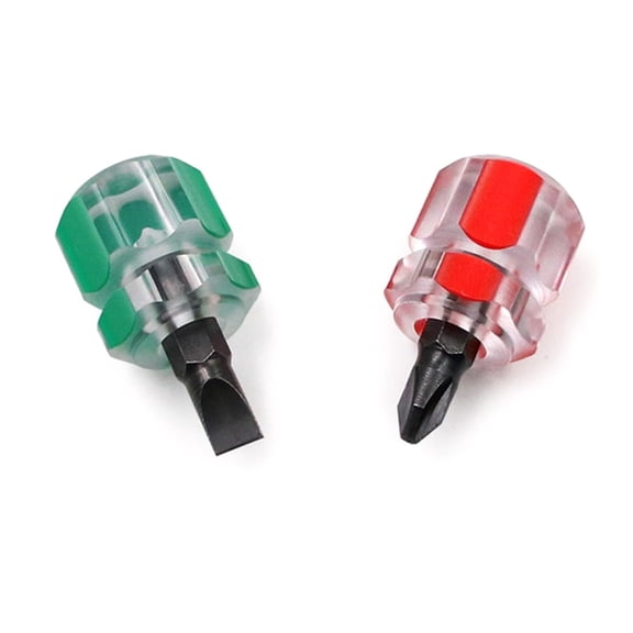 Mini Small Portable Radish Head Screw Driver Transparent Handle Repair Hand Tools Precision Car Repair Screwdriver