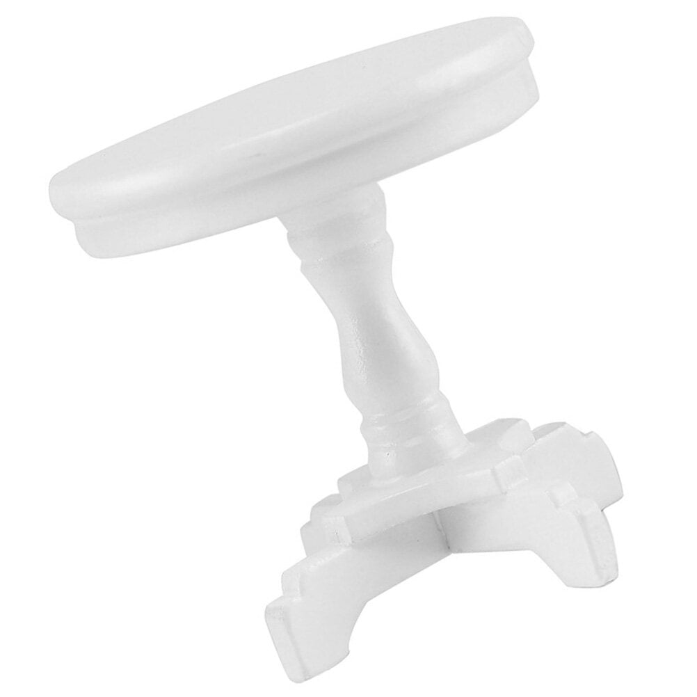 Mini Small Round Table Furniture Model Toy House Accessories Nightstand