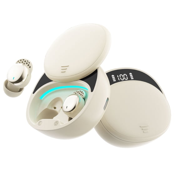 Mini Small Sleeping Sleep Earbuds Buds for Side Sleepers Smallest Tiny Invisible Earbuds Hidden Ear Buds for Sleeping On Side Noise Cancelling Sleep Ear Buds Headphones