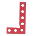 Mini Small Square Center Finder Tool 90 Degree Quick Measuring Aluminum Alloy Woodworking Ruler for Machinist Carpenters