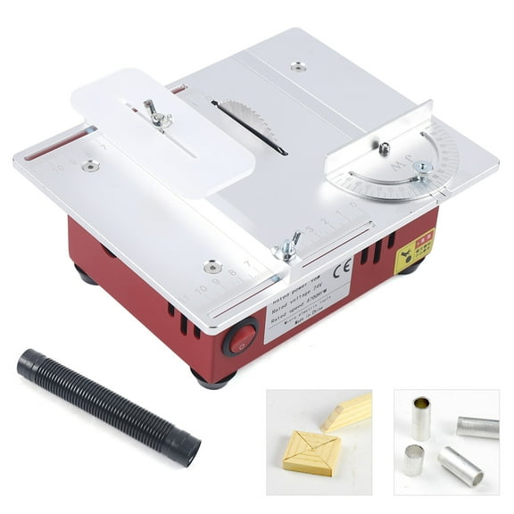 Mini Small Table Saw Bench Top Saw Household Hobby ModelWood PCB Cutting 9200RPM