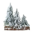 thumbnail image 1 of Mini Small Tabletop Xmas Flocked Xmas For Indoor Bedroom Kitchen Holiday (White) Desktop Ornament Home Decor, 1 of 7