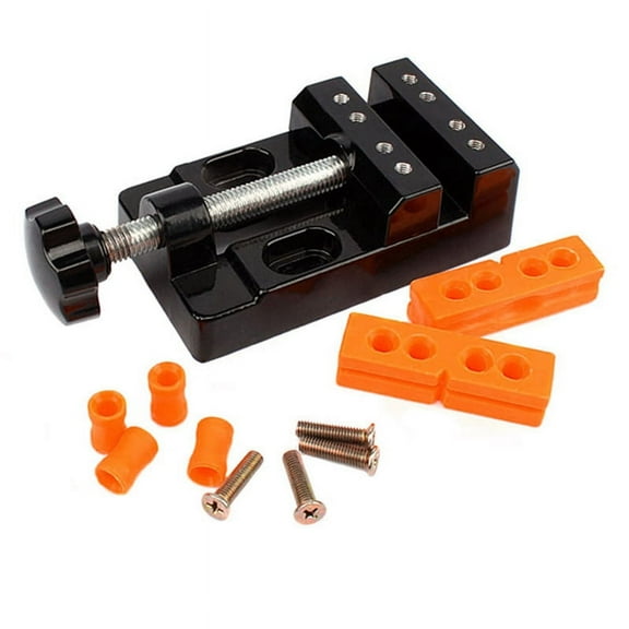 Mini Small Vise Flat Clamp Table Jaw Bench Drill Vice Opening DIY Hand Tools 13.5X6.5X3.6cm