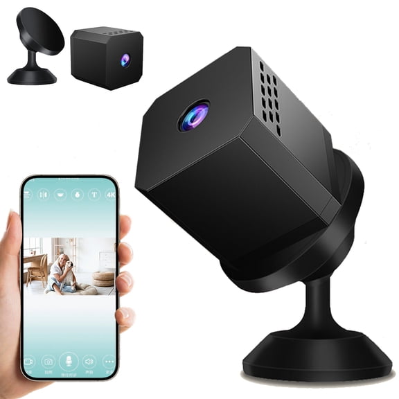 Mini Smart HD Night Vision Security Camera, Mini Wireless Camera, Mini Security Camera Wireless, 1080p HD for Outdoor/Indoor
