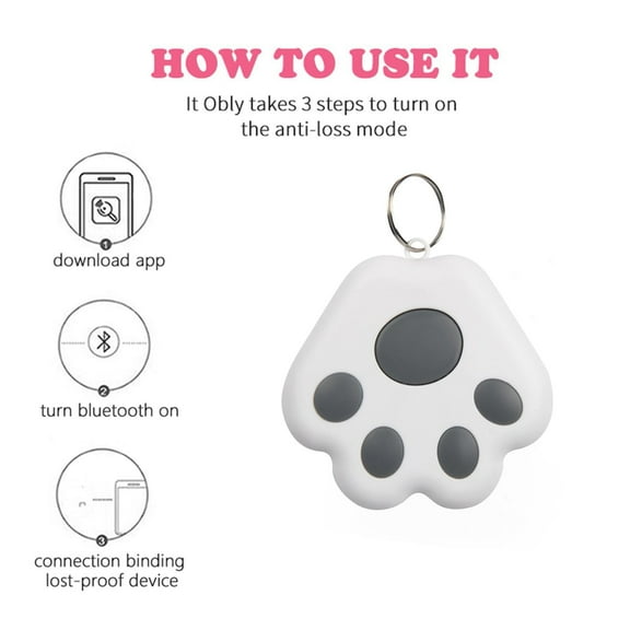 Mini Smart Locator Device for Personal Items and Mobile Key Finder Loss Tool with 52 Technology