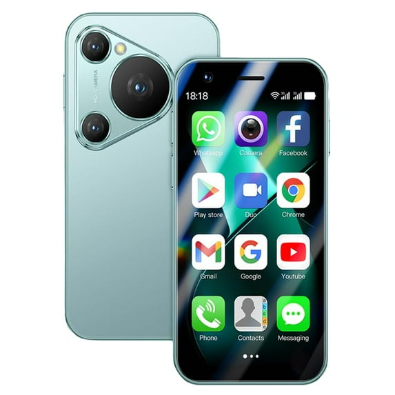 Mini Smart Phone for Students SOYES P70 Pro Max 3.0 Inch Card Size Little Smartphone 3G Unlocked Android 8.1 2000mAh 1GB RAM 16GB ROM 2MP Cute Palm Small Backup Mobile Phone