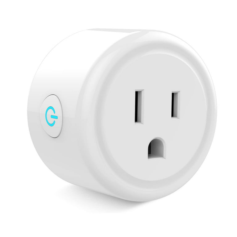 BN-LINK Heavy Duty Dual Outlet Outdoor Smart WiFi Plug Timer Outlet Switch, Compatible with Alexa and Google Assistant 2.4 GHz Network Only