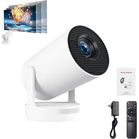 Mini Smart Projector - 210° Large Screen Auto Keystone