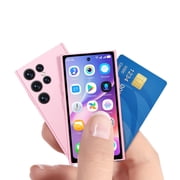 Mini Smartphone, ONEMYTH S25 Pro 4.0-inch 2GB RAM 16GB ROM Android 10.0 3G Network Small Phone - Pink