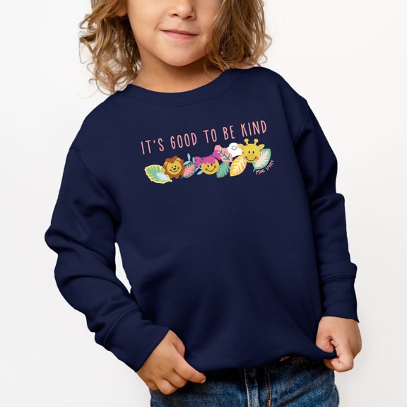 Mini Smiley It's Good To Be Kind Aria - Toddler Graphic Sweatshirt