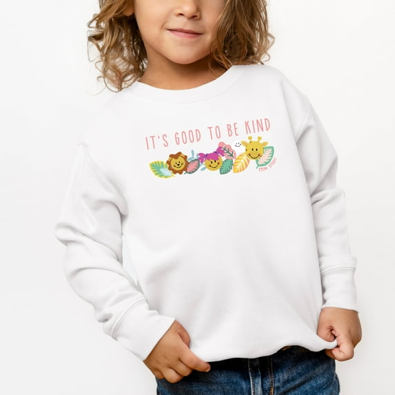 Mini Smiley It's Good To Be Kind Aria - Toddler Graphic Sweatshirt