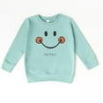 thumbnail image 1 of Mini Smiley Smile Outline - Toddler Graphic Sweatshirt, 1 of 11