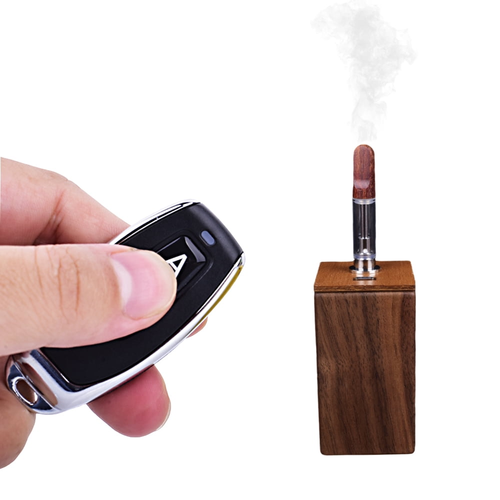Mini Smoke Machine Fog for Halloween，Bamboo Products，Wireless Remote Control Fog Machine Suitable for  Photography， Party