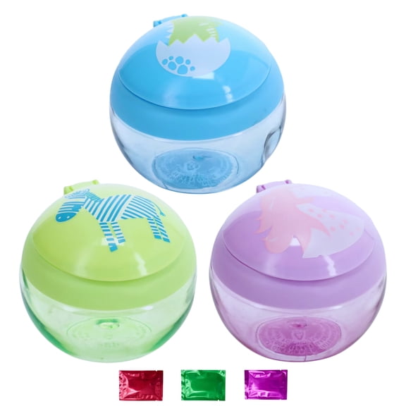 Mini Snack Containers with Lid 3 Pack, Plastic Food Storage Set, Decorative Candy Box Party Favor Gift Stocking Stuffer 3.7x3.3 inch w/ Snoep in Beperkte Oplage
