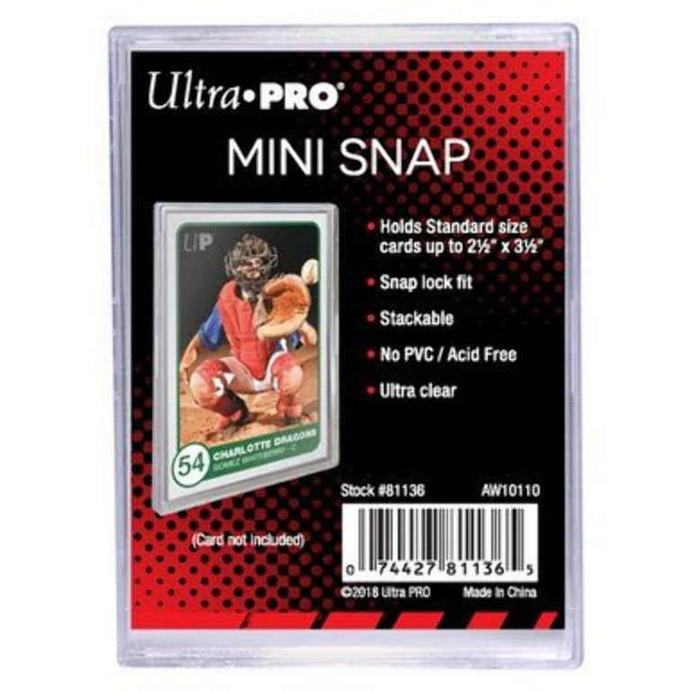 Ultra Pro: Mini Snap Card Holder - Walmart.com