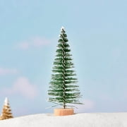 Mini Snow Frost Trees, Mini Christmas Tree, Plastic Winter Snow Ornaments, Tabletop Trees for Holiday Party DIY Room, Home Table Top Christmas Decoration, Christmas Tree Accessories