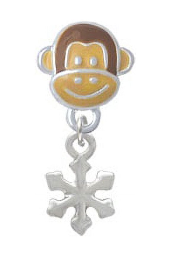 Mini Snowflake - Monkey Face Charm Bead