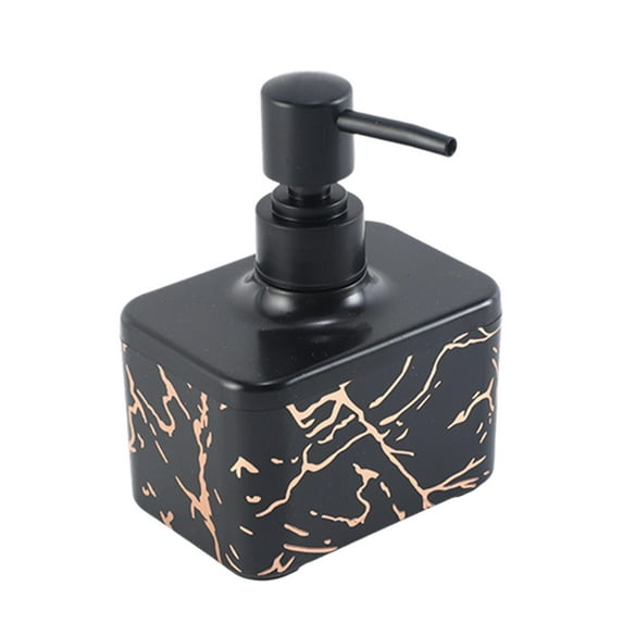 Mini Soap Dispenser, 12.17 oz Dish Soap Dispenser Refillable Hand Soap Lotion Dispenser with Marble Pattern Liquid Hand Soap Dispenser Pump Bottle
