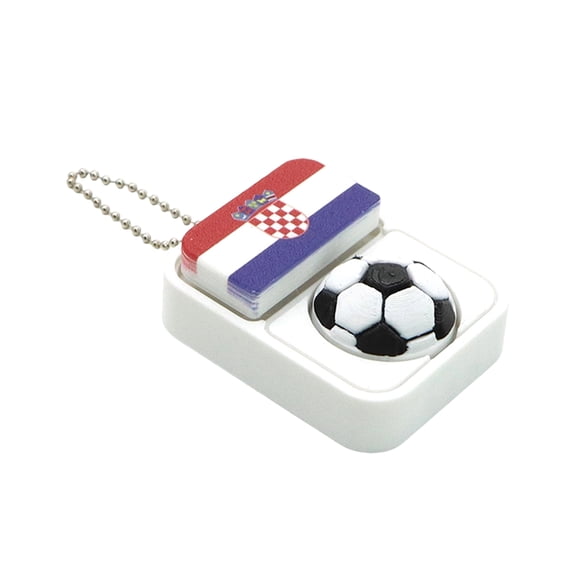 Mini Soccer Ball Squeeze Stress Toys Croatia Themed Clicker Squeeze Toys Purse Charm