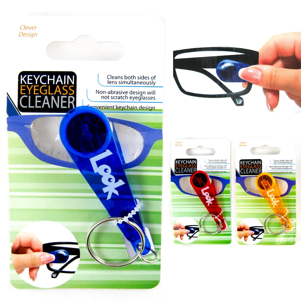Mini Soft Keychain Eyeglass Cleaner Glasses Spectacles Microfiber
