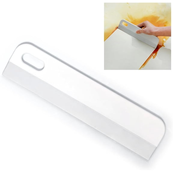 Mini Soft Rubber Window Squeegee Window Scrubber Scraper Glass Cleaning Squeegee Tool for Glass,Shower Door,Mirrors,Bathroom,Kitchen Countertops,Car Windshield