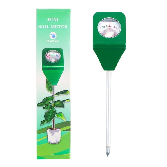 Mini Soil PH Meter Moisture Sensor Detector With Metal Probe Home Garden Plants Flowers Soil Water Acidity Testing Instrument