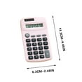 thumbnail image 1 of Mini Solar Calculator 8-Digit Display Portable Pocket Calculator for Basic Math Operations Plastic Keypad Compact Design, 1 of 2