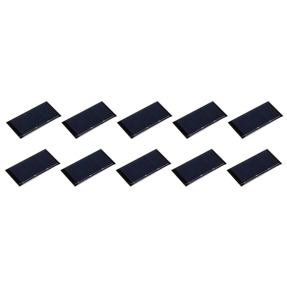 Mini Solar Panel Cell 1.5V 160mA 0.24W 60mm x 30mm for DIY Project Pack of 10