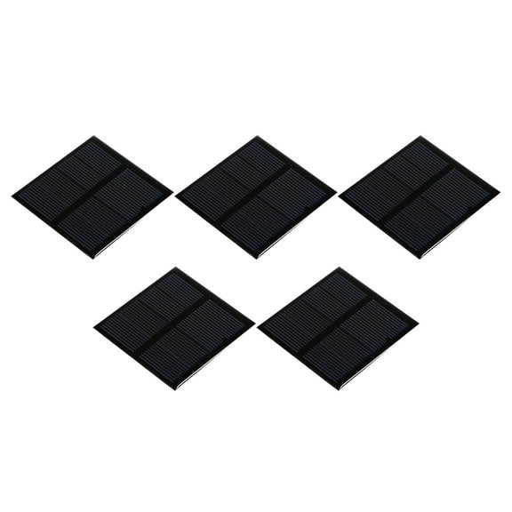 Mini Solar Panel Cell 2V 150mA 0.3W 60mm x 60mm for DIY Project Pack of 5