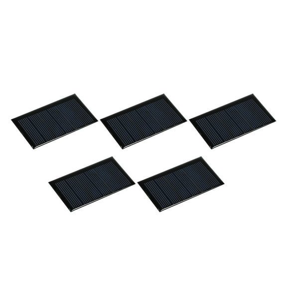 Mini Solar Panel Cell 3V 90mA 0.27W 62mm x 36mm for DIY Project Pack of 5