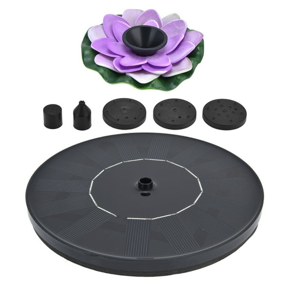 Mini Solar Powered Fountain Pump, 1.4W, 180L/H Flow, Perfect For Outdoor Water Features