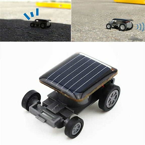 Mini Solar Powered Robot Racing Car Vehicle Educational Gadget Kids Gift Toy