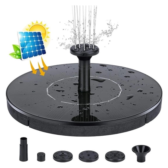 Mini Solar Water Fountain Pool Pond Waterfall Fountain Garden Decoration Outdoor Bird Bath Solar