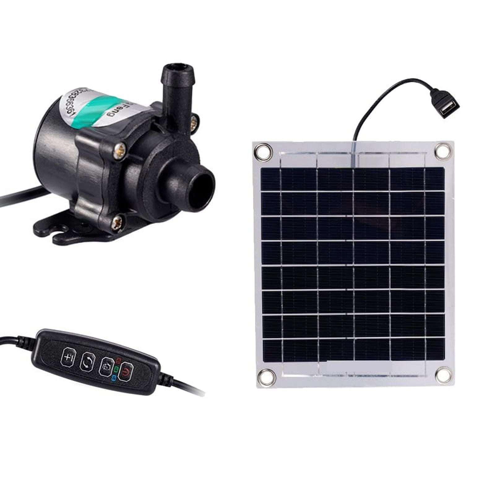 Mini Solar Water Pump 10W 12V Brushless Solar Panel Kit for Fish Water
