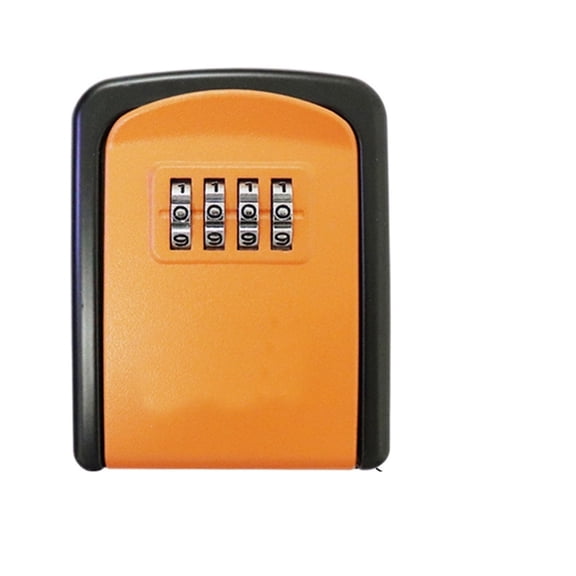 Mini Solid Color Key Box , Password Lock Door Cat Eye Metal Outdoor Wall-mounted Anti-theft Lock Box for Home Indoor Security ,Security and Anti-Theft