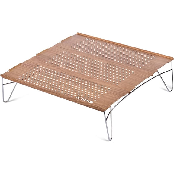 Mini Solo Folding Table Ultralight Compact Aluminum Alloy for Backpacking Camping Hiking Beach Picnic Nature Large