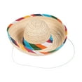 thumbnail image 1 of Mini Sombreros Hat With String - Apparel Accessories - 12 Pieces, 1 of 1