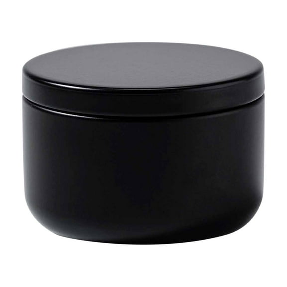 Mini Soy Wax Scented Candle In Matte Black Tin Travel Size 1 Count
