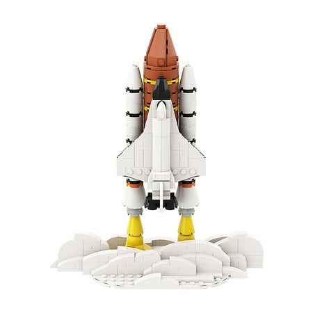 Mini Space Discovery 10283 Rocket Building Blocks Set SRB Addon Airplane Bricks Toy Aircraft Desktop Collection Decor Birthday Gift for Boys