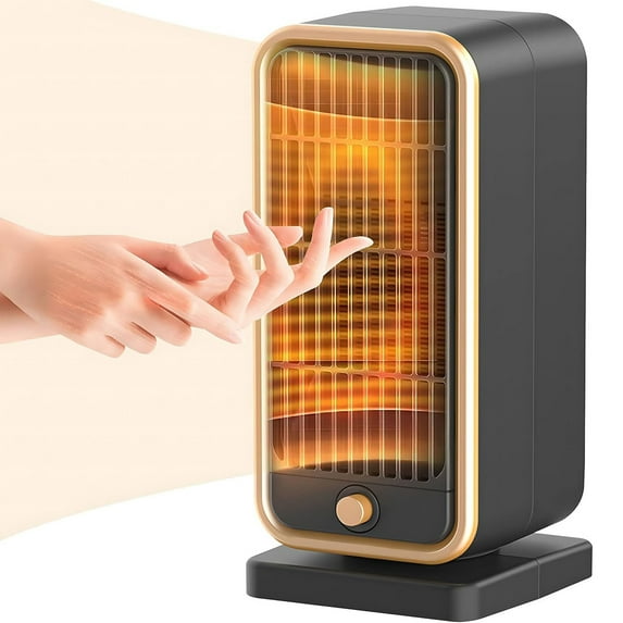 Mini Space Heater, Efficient and Portable Electric Heater for Home, Office, Kitchen, Bathroom, and Bedroom, Fast Heating Safe and Quiet Fits in all small living spaces, Portable