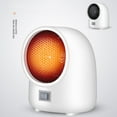 thumbnail image 1 of Mini Space Heater Fan Portable Home Office Indoor Use Ceramic Heating Overheat Protection US Plug, 1 of 2